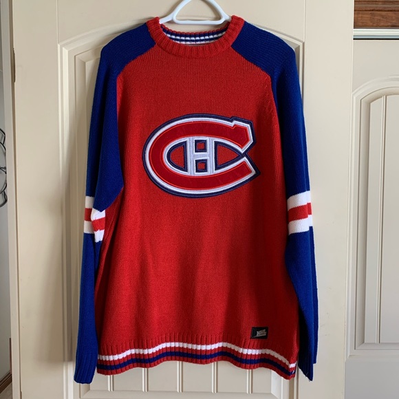 NHL Other - LNH Montreal Canadians Knitted Sweater by Ilanco